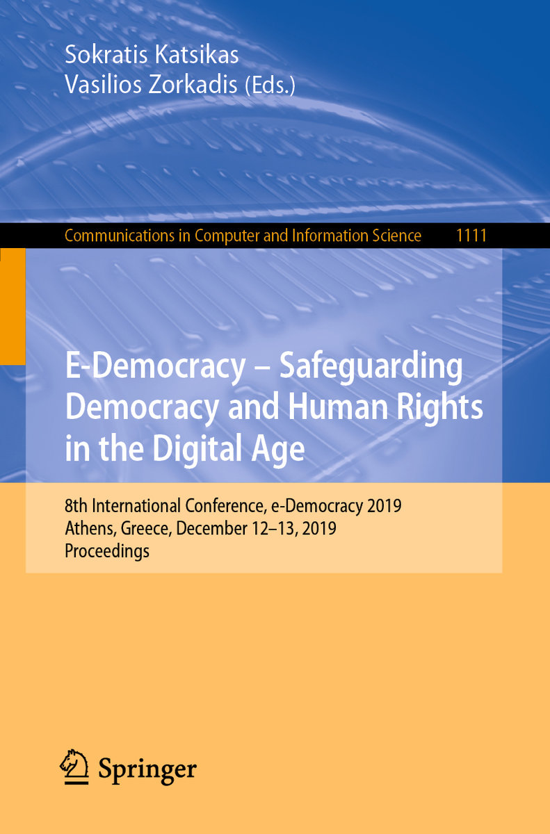 E-Democracy ¿ Safeguarding Democracy and Human Rights in the Digital Age