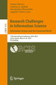 Research Challenges in Information Science: Information Science and the Connected World