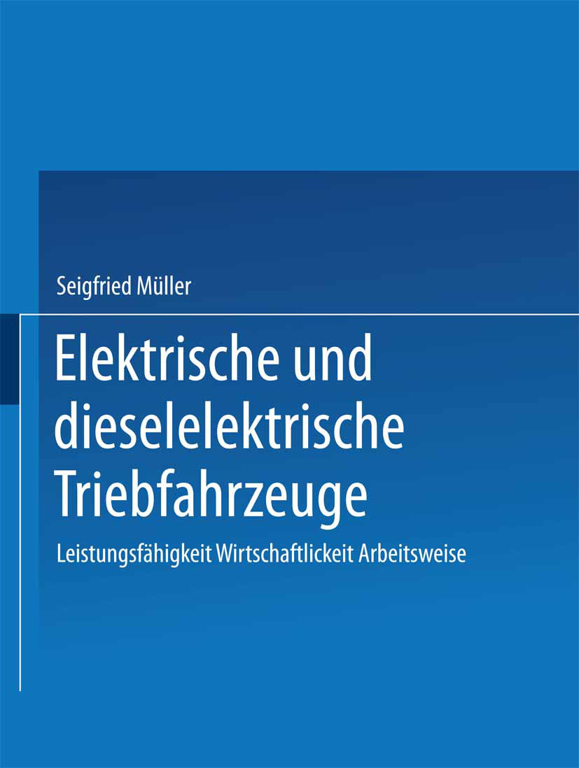 Elektrische und dieselelektrische Triebfahrzeuge