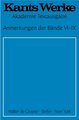 Anmerkungen der Bände VI¿IX