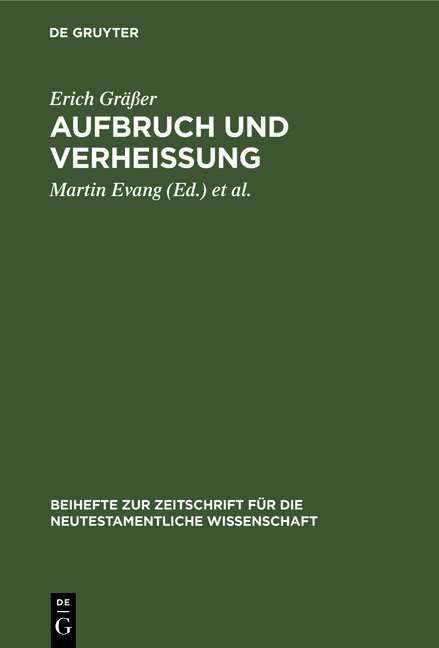 Aufbruch und Verheißung