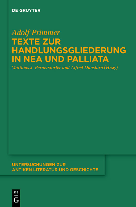 Texte zur Handlungsgliederung in Nea und Palliata