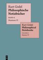 Maximen VI / Maxims VI - Kurt Gödel: Philosophische Notizbücher / Philosophical Notebooks