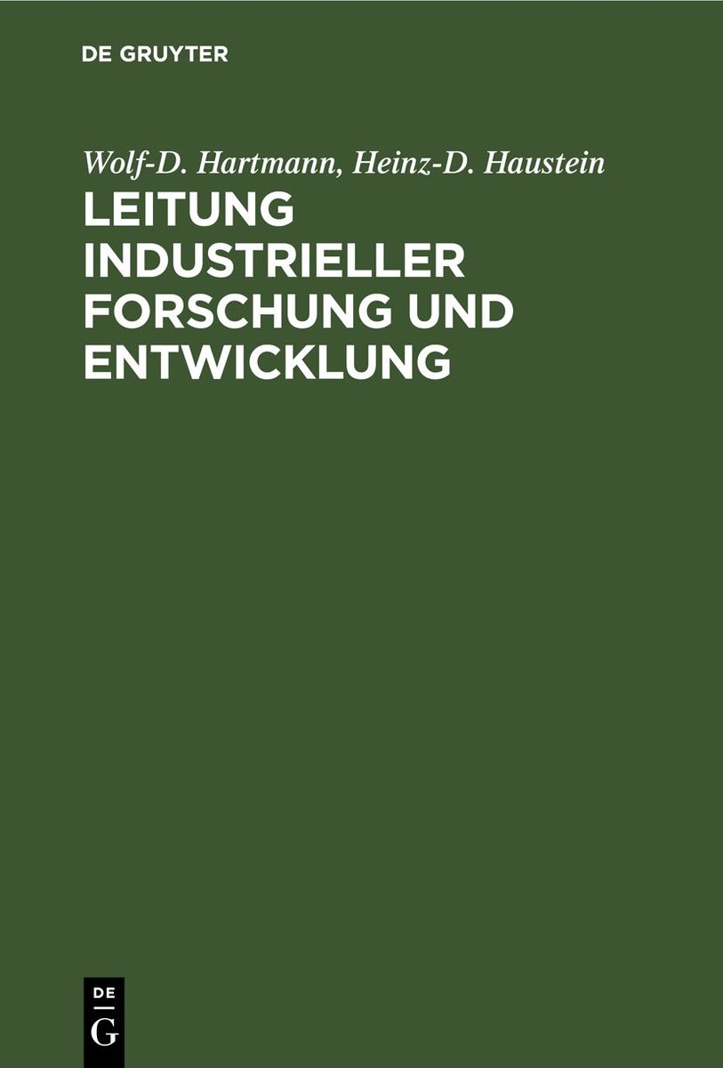 Leitung industrieller Forschung und Entwicklung