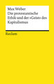 Die protestantische Ethik und der »Geist« des Kapitalismus