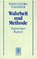 Hermeneutik II. Wahrheit und Methode. Studienausgabe