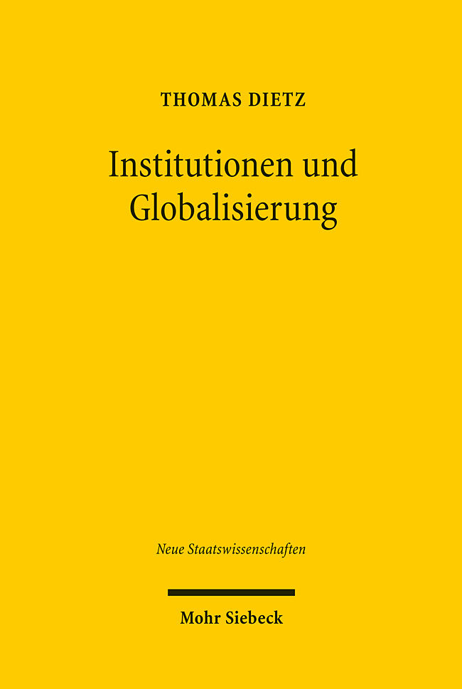 Institutionen und Globalisierung