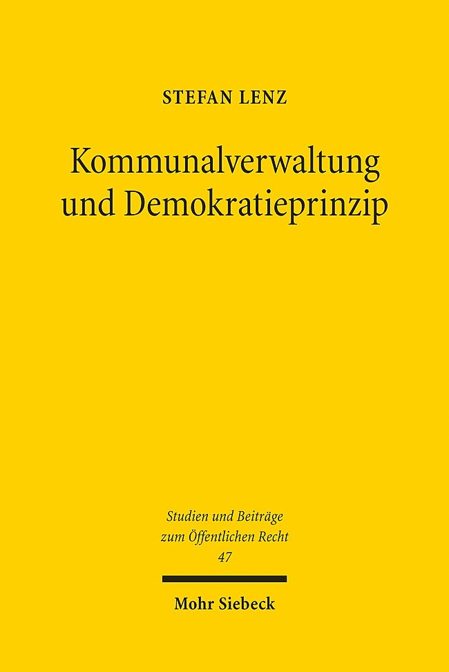 Kommunalverwaltung und Demokratieprinzip