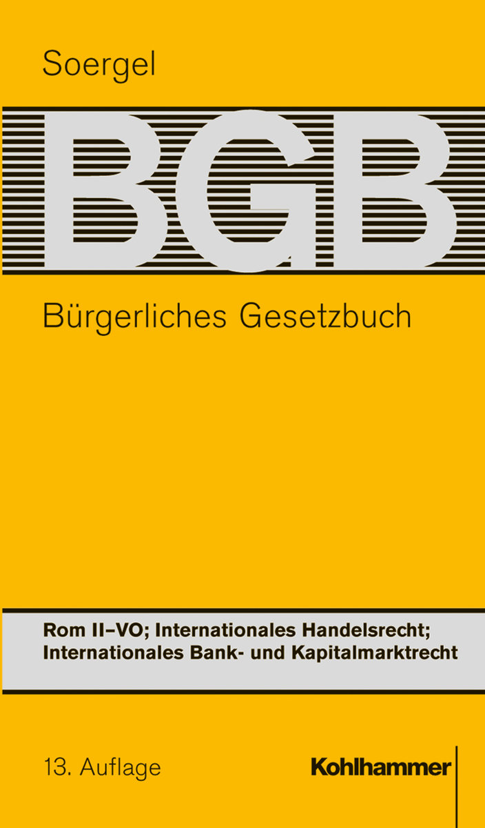 Bürgerliches Gesetzbuch mit Einführungsgesetz und Nebengesetzen (BGB)