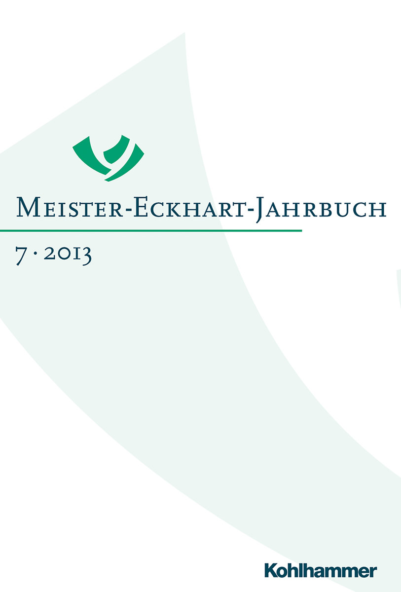 2013 - Meister-Eckhart-Jahrbuch