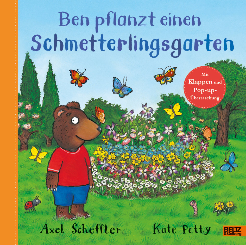 Ben pflanzt einen Schmetterlingsgarten