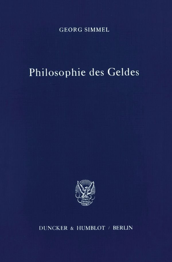 Philosophie des Geldes.