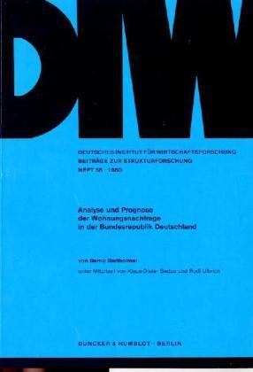 Analyse und Prognose der Wohnungsnachfrage in der Bundesrepublik Deutschland.