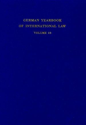 German Yearbook of International Law / Jahrbuch für Internationales Recht.