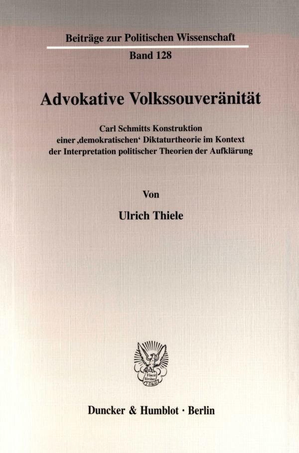 Advokative Volkssouveränität.