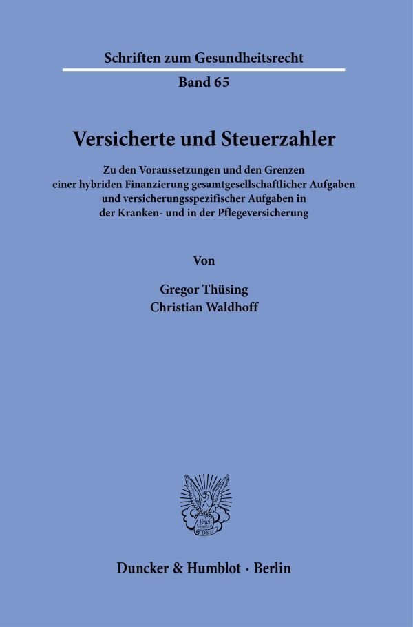 Versicherte und Steuerzahler.