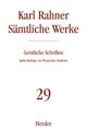 Karl Rahner Sämtliche Werke - Sämtliche Werke