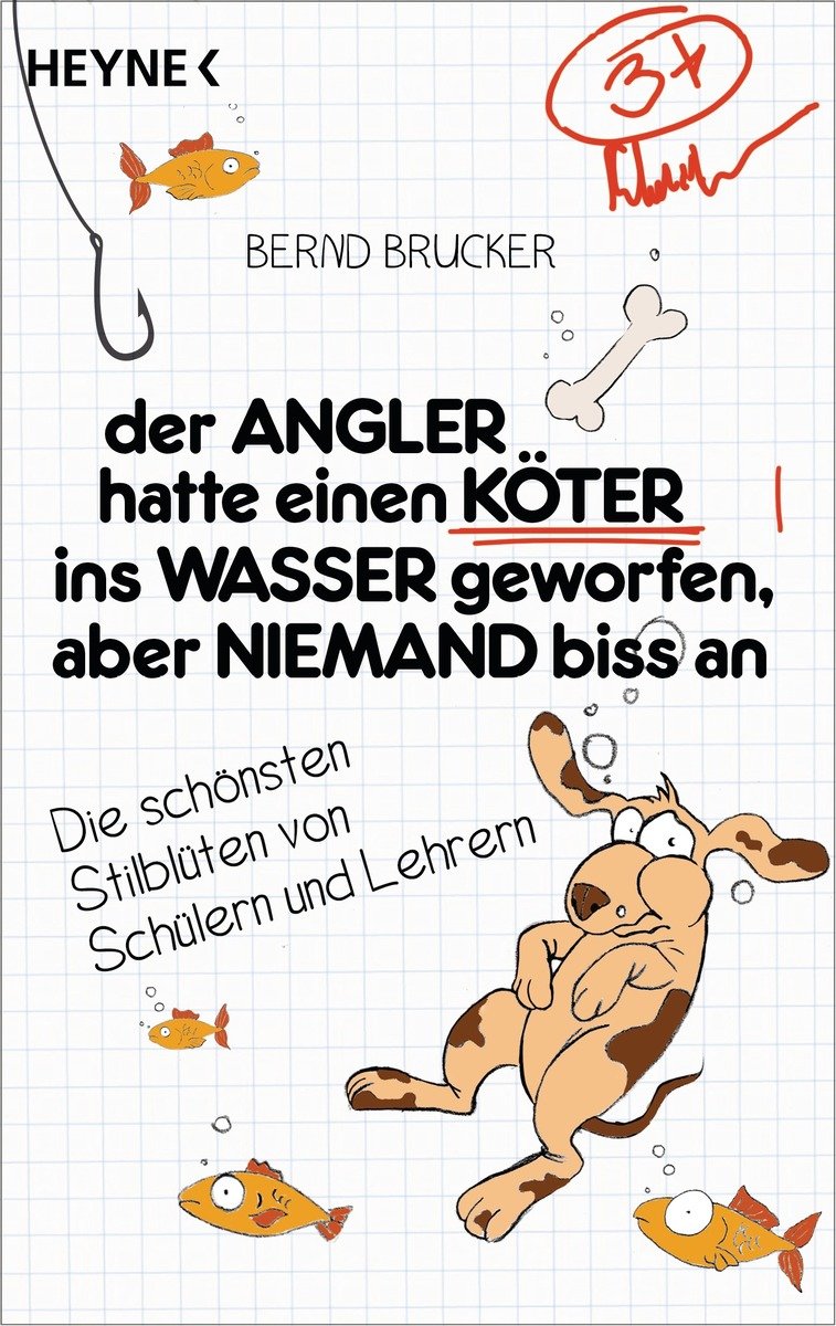 Der Angler hatte einen Köter ins Wasser geworfen, aber niemand biss an