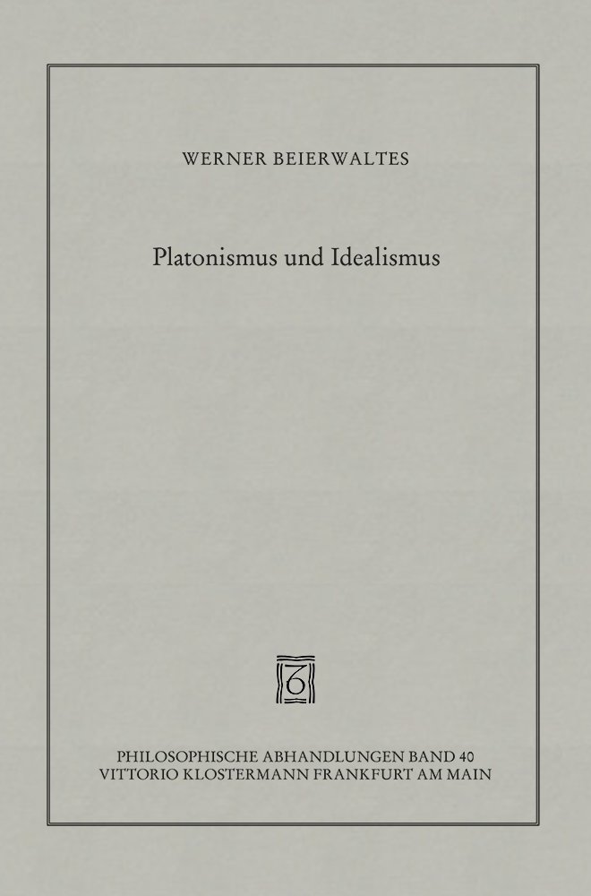 Platonismus und Idealismus