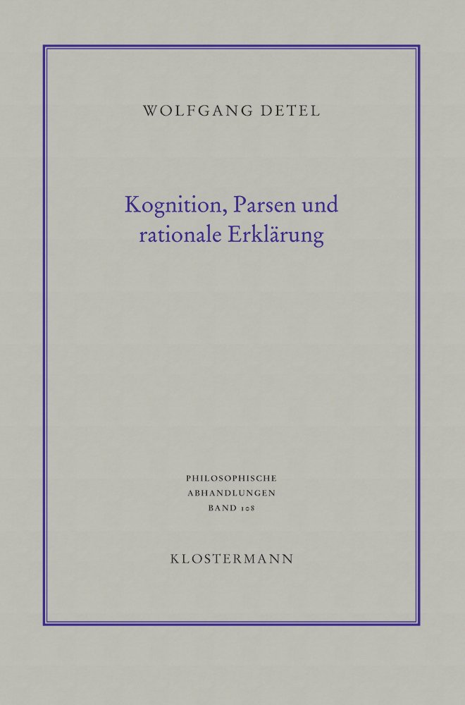 Kognition, Parsen und rationale Erklärung