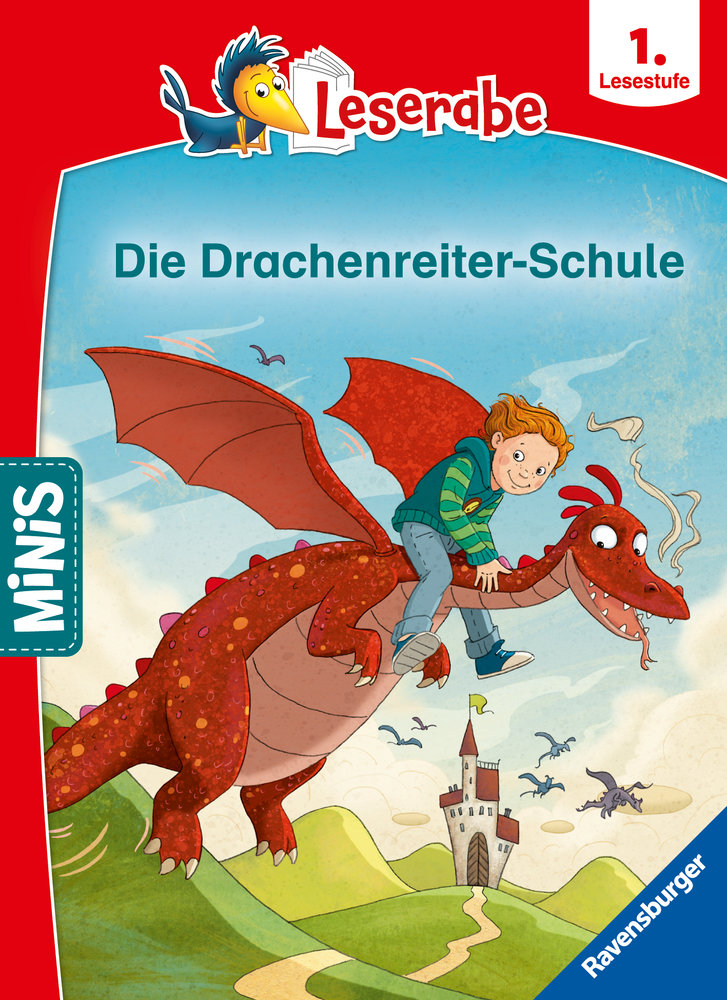 Ravensburger Minis: Leserabe Schulgeschichten, 1. Lesestufe - Die Drachenreiter-Schule