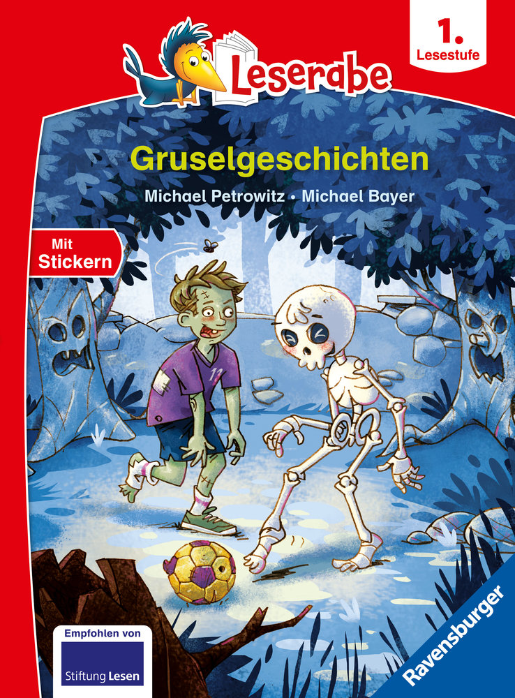 Gruselgeschichten - lesen lernen mit dem Leseraben - Erstlesebuch - Kinderbuch ab 6 Jahren - Lesenlernen 1. Klasse Junge