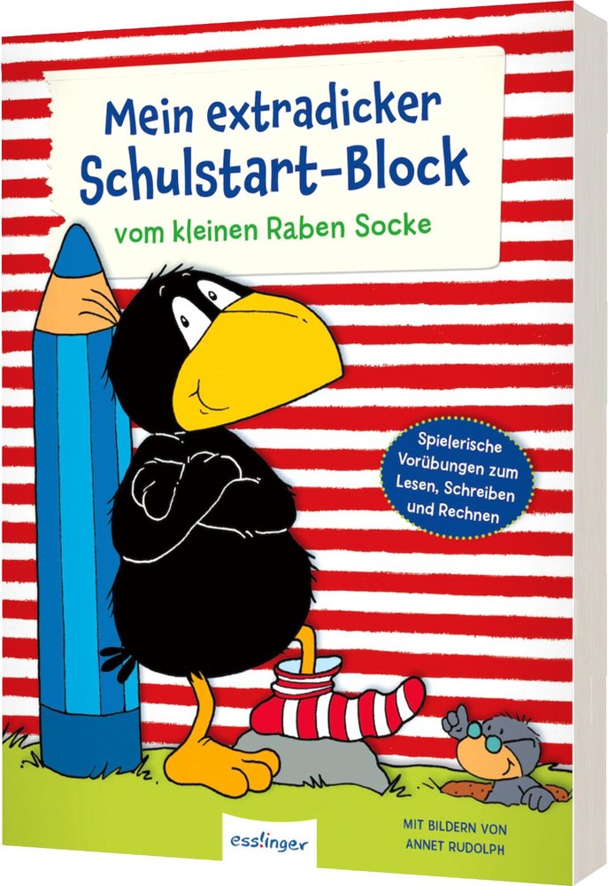 Der kleine Rabe Socke: Mein extradicker Schulstart-Block