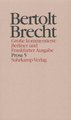 Prosa - Werke, Große kommentierte Berliner und Frankfurter Ausgabe Tl.5