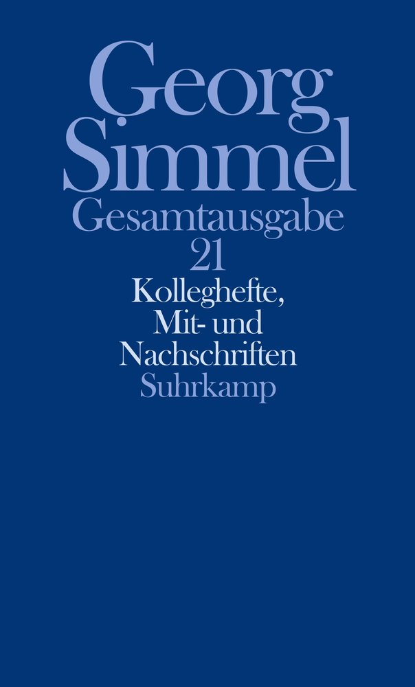 Kolleghefte, Mit- und Nachschriften - Gesamtausgabe