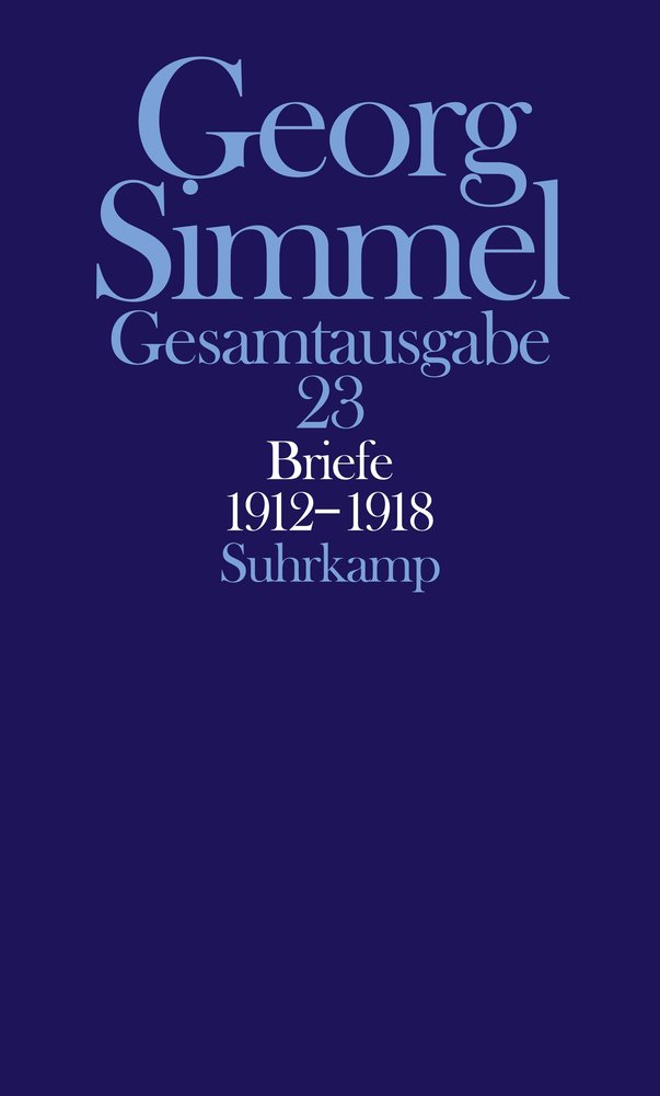 Briefe 1912-1918, Jugendbriefe - Gesamtausgabe