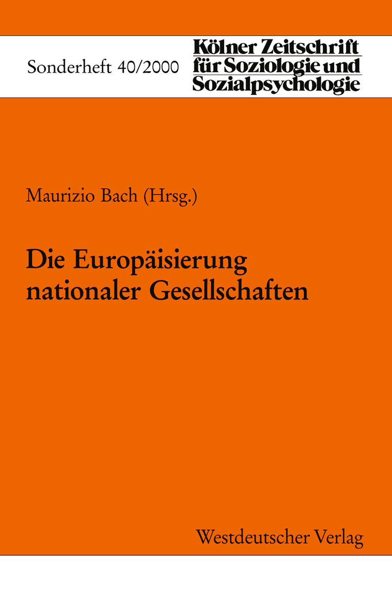 Die Europäisierung Nationaler Gesellschaften