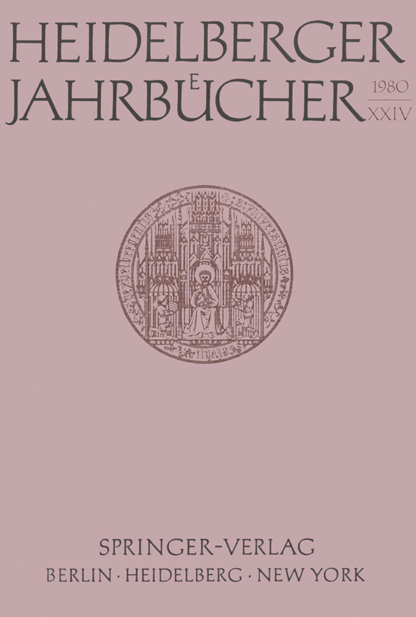 Heidelberger Jahrbücher