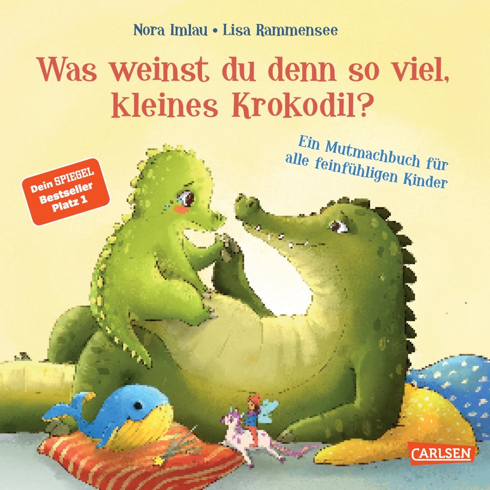 Was weinst du denn so viel, kleines Krokodil?