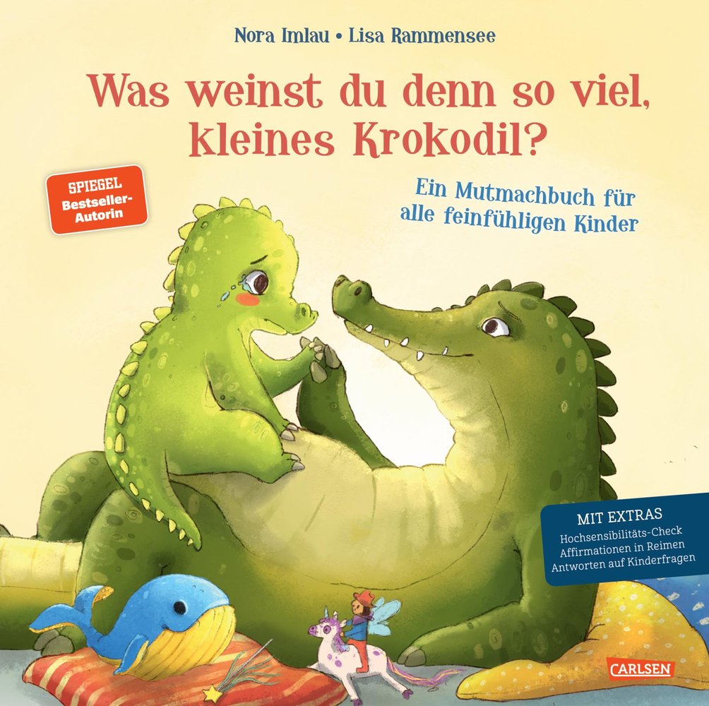 Was weinst du denn so viel, kleines Krokodil