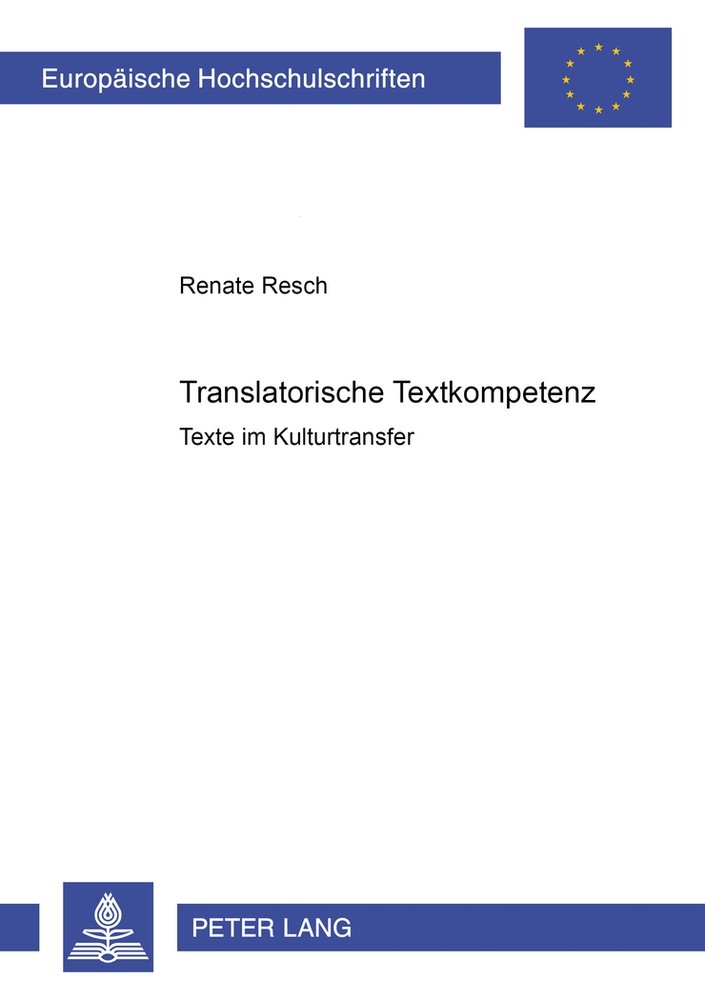 Translatorische Textkompetenz