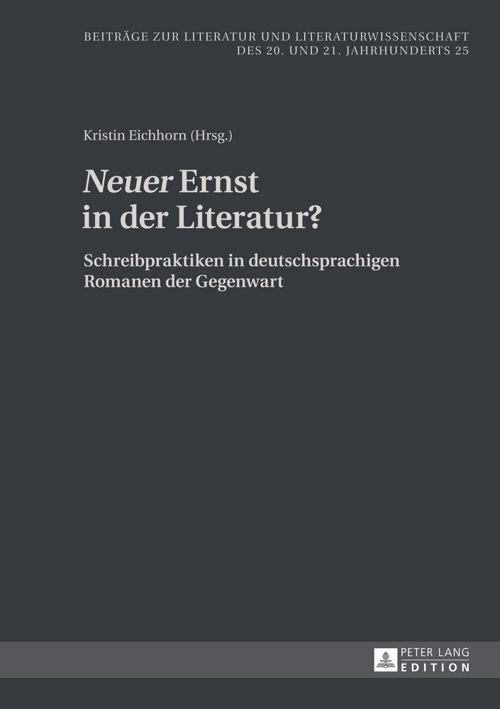 Neuer Ernst in der Literatur?