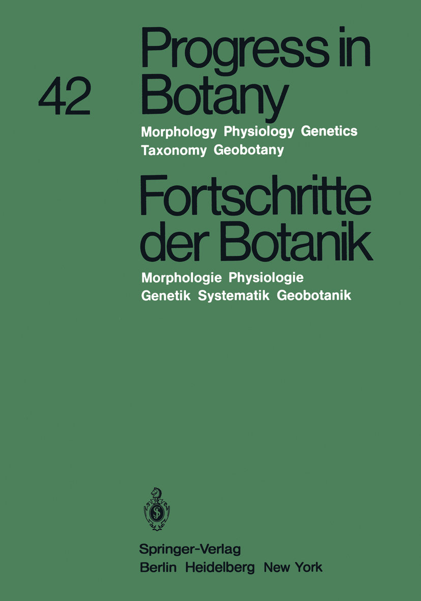 Progress in Botany / Fortschritte der Botanik