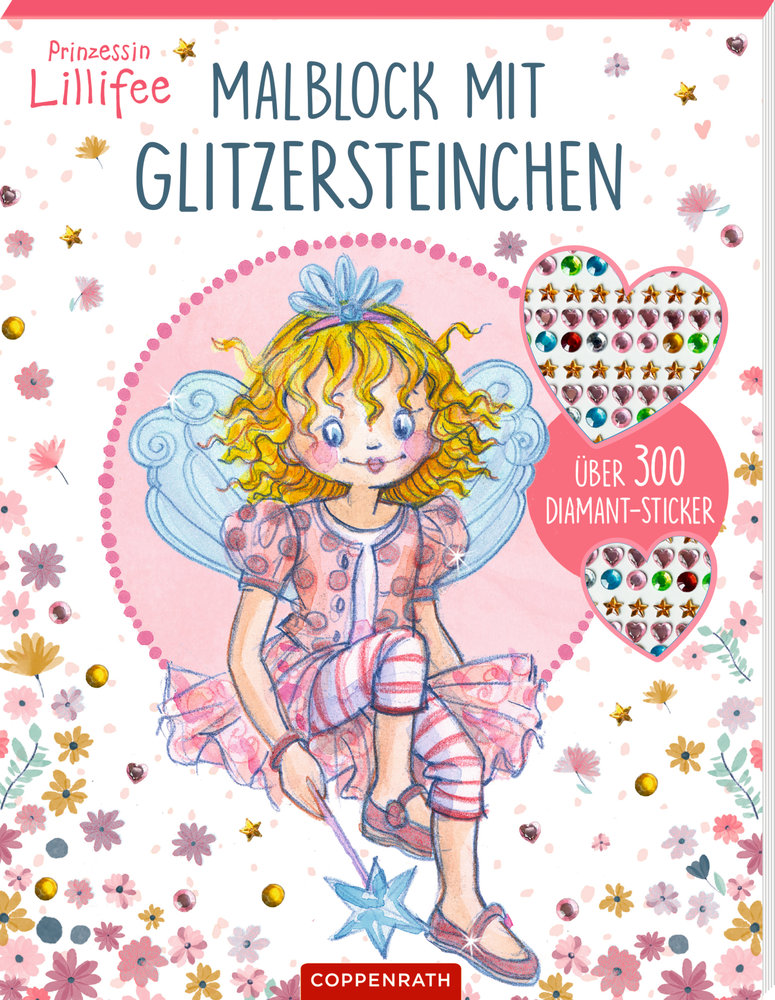 Malblock mit Glitzersteinchen (Prinzessin Lillifee)