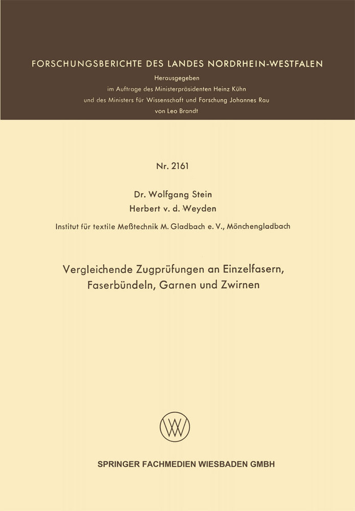 Vergleichende Zugprüfungen an Einzelfasern, Faserbündeln, Garnen und Zwirnen