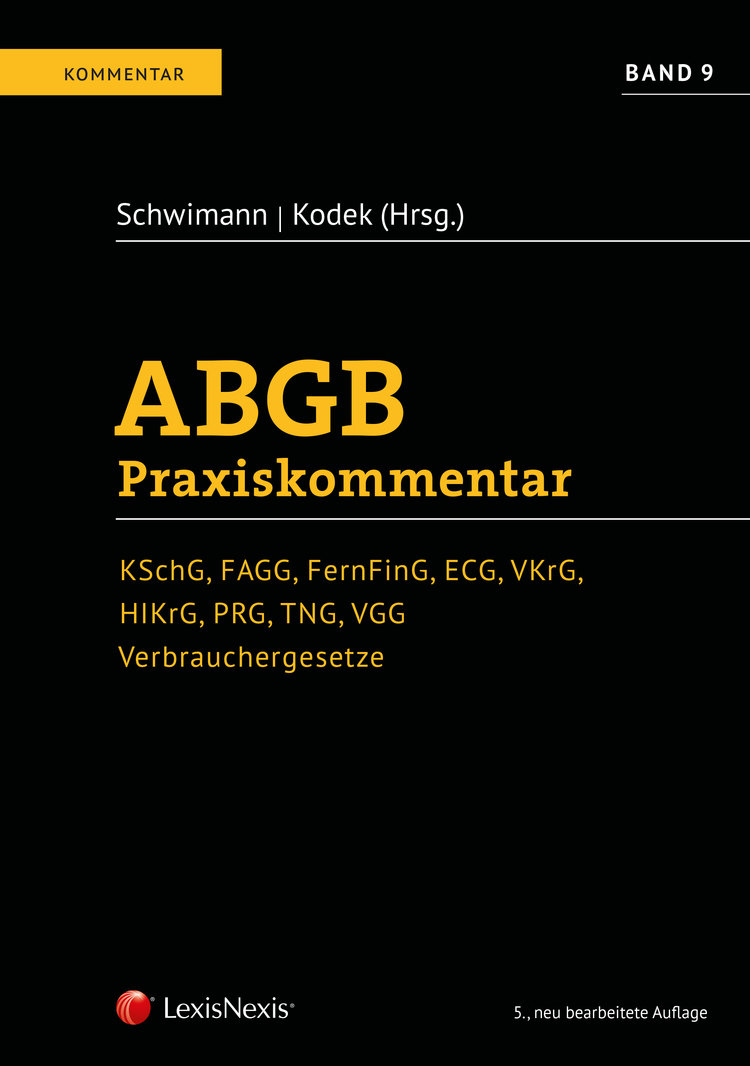 ABGB Praxiskommentar - Band 9, 5. Auflage - ABGB Praxiskommentar