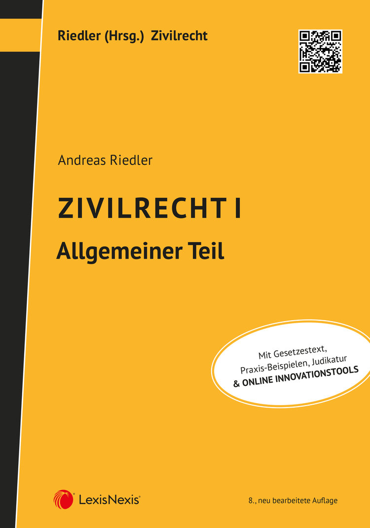 Zivilrecht I - Allgemeiner Teil, 8 Teile - Studienkonzept Zivilrecht