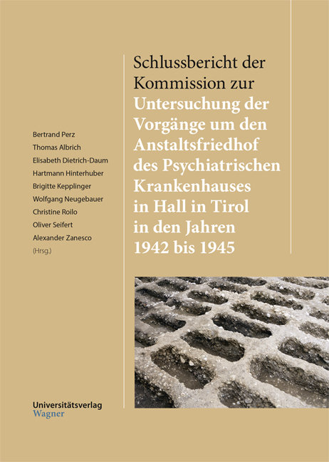 Schlussbericht der Kommission zur Untersuchung der Vorgänge um den Anstaltsfriedhof des Psychiatrischen Krankenhauses in