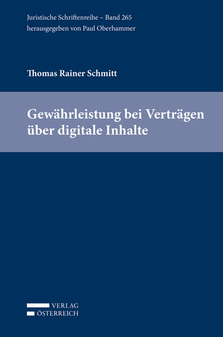 Gewährleistung bei Verträgen über digitale Inhalte