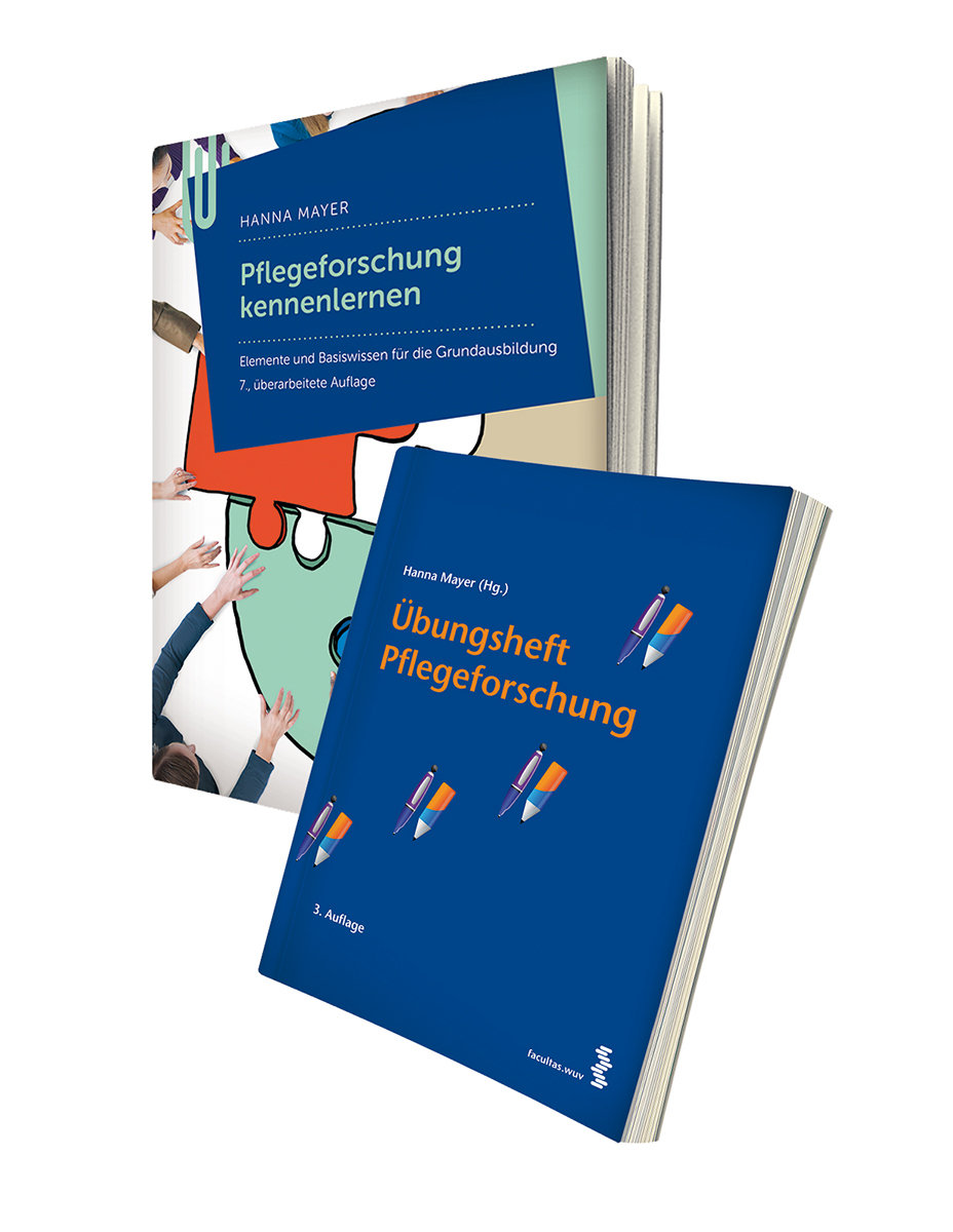 Lernpaket Lehrbuch Pflegeforschung kennenlernen + Übungsheft Pflegeforschung