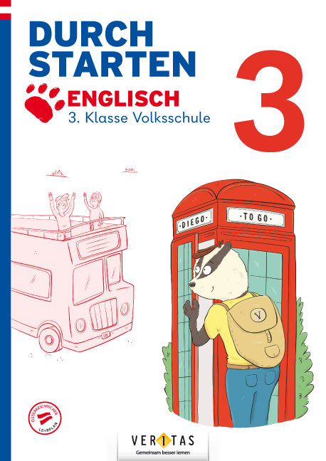 Durchstarten Volksschule 3. Klasse. Diego to go! - Englisch - Übungsbuch