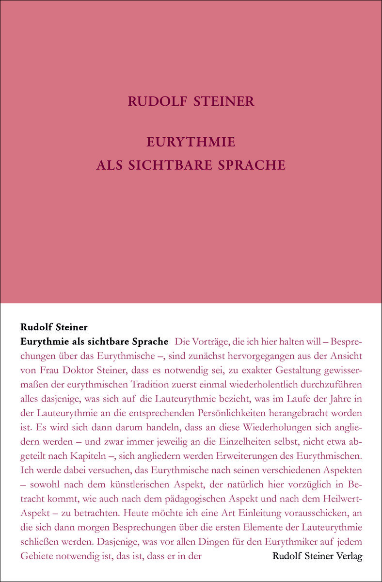 Eurythmie als sichtbare Sprache