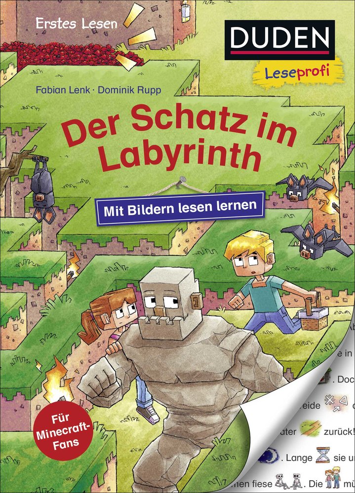 Duden Leseprofi - Mit Bildern lesen lernen: Der Schatz im Labyrinth