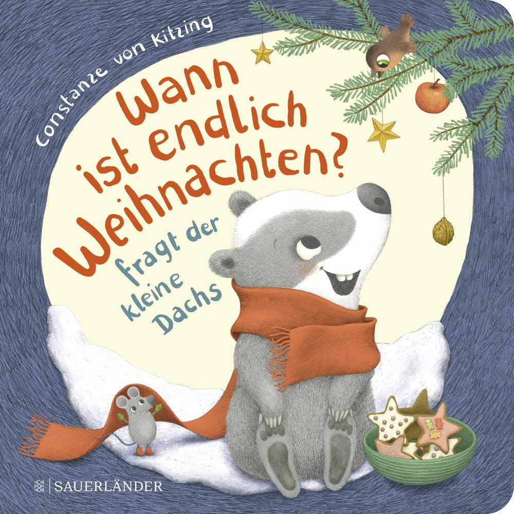 'Wann ist endlich Weihnachten?', fragt der kleine Dachs (Weihnachtsbuch)