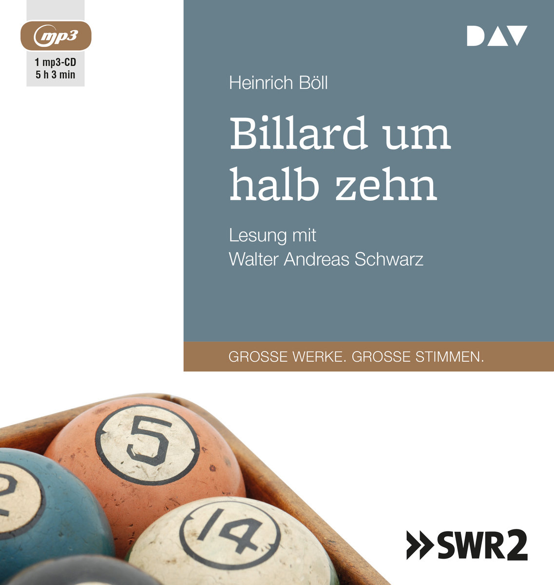 Billard um halb zehn, 1 Audio-CD, 1 MP3