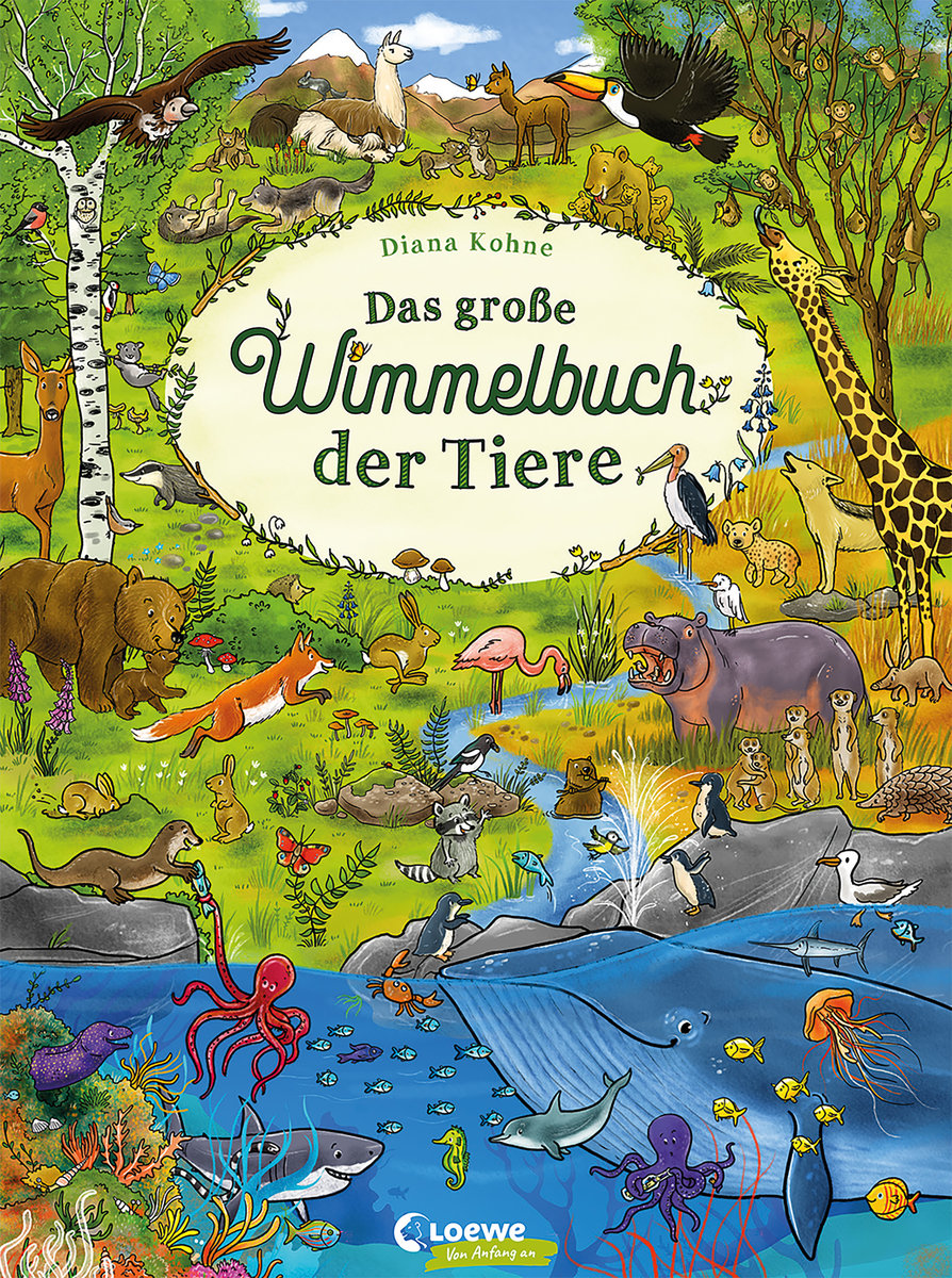 Das große Wimmelbuch der Tiere